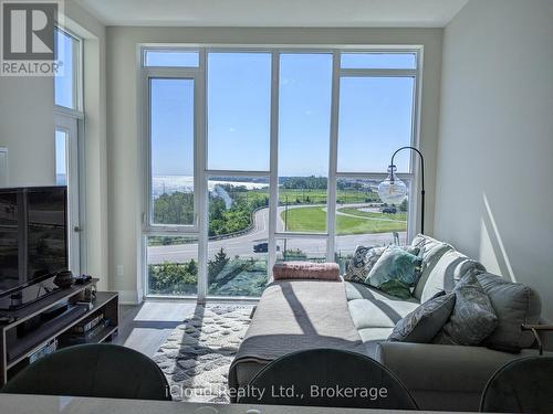 Living Area with Partial Lake View - 617 - 16 Concord Place, Grimsby, ON - Indoor