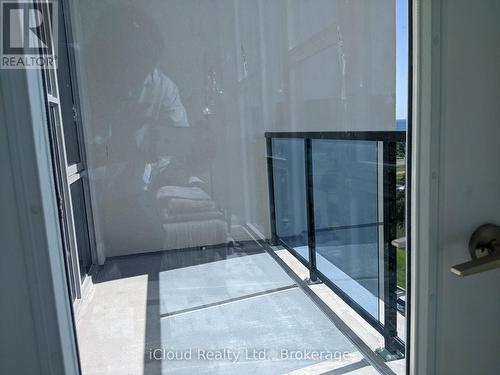 Walkout to Open Balcony with Partial Lake View - 617 - 16 Concord Place, Grimsby, ON - Outdoor With Balcony