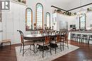Mickleborough Acreage, Lumsden Rm No. 189, SK  - Indoor Photo Showing Dining Room 