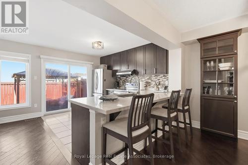 Peninsula with Quartz Counter - 362 Cavanagh Lane, Milton, ON - Indoor Photo Showing Other Room