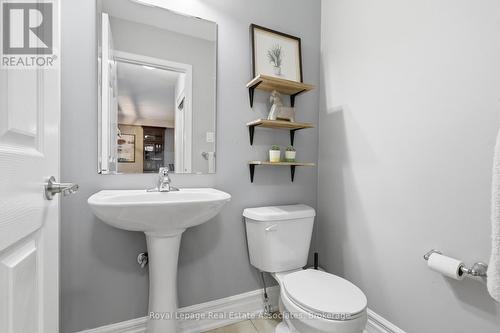 Main Floor Powder Room - 362 Cavanagh Lane, Milton, ON - Indoor Photo Showing Bathroom
