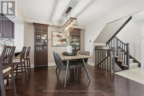 Hardwood Flooring - 362 Cavanagh Lane, Milton, ON - Indoor Photo Showing Dining Room