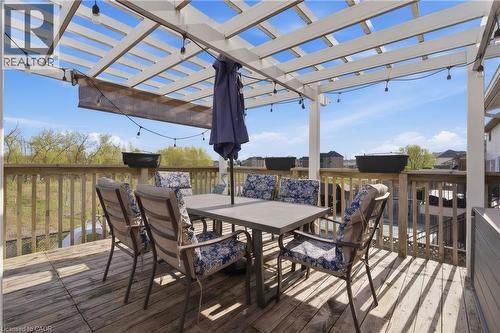 195 Green Vista Drive, Cambridge, ON - Outdoor With Deck Patio Veranda With Exterior