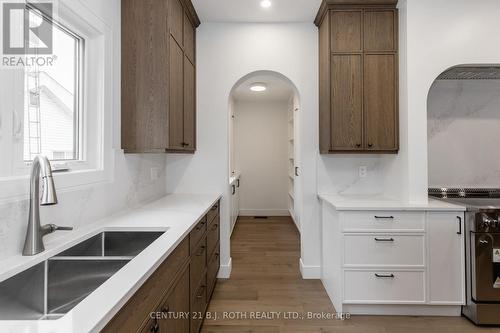 56 Brennan Avenue, Barrie, ON - Indoor Photo Showing Kitchen With Double Sink
