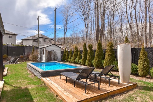 Piscine - 717 Rue De Chenonceau, Saint-Jérôme, QC - Outdoor With Backyard