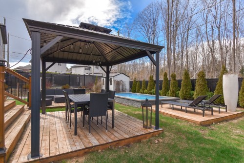 Terrasse - 717 Rue De Chenonceau, Saint-Jérôme, QC - Outdoor With Deck Patio Veranda With Exterior