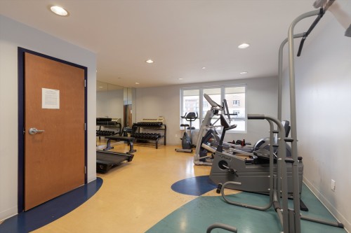 Salle d'exercice - 406-1500 Rue St-Louis, Montréal (Saint-Laurent), QC - Indoor Photo Showing Gym Room