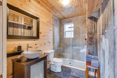 Salle de bains - 9 Ch. Du Lac-Morin, Bowman, QC - Indoor Photo Showing Bathroom