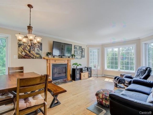 Salon - 159 Ch. Scott, Gore, QC - Indoor With Fireplace