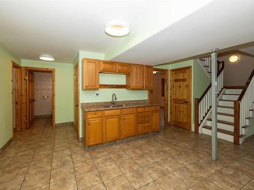 477 Highway 586, Thunder Bay, ON - Indoor Photo Showing Kitchen With Double Sink
