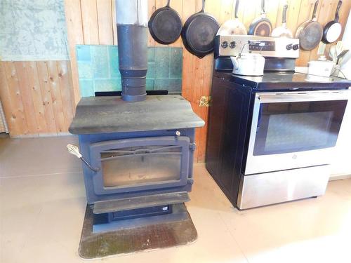 150 White Wing Road, Ear Falls, ON - Indoor With Fireplace
