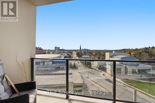 901 - 160 Macdonell Street, Guelph (Downtown), ON - Outdoor With Balcony With View
