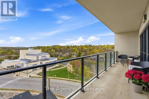 901 - 160 Macdonell Street, Guelph (Downtown), ON - Outdoor With Balcony With View With Exterior