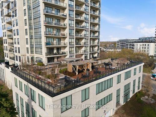 901 - 160 Macdonell Street, Guelph (Downtown), ON - Outdoor With Balcony With Facade