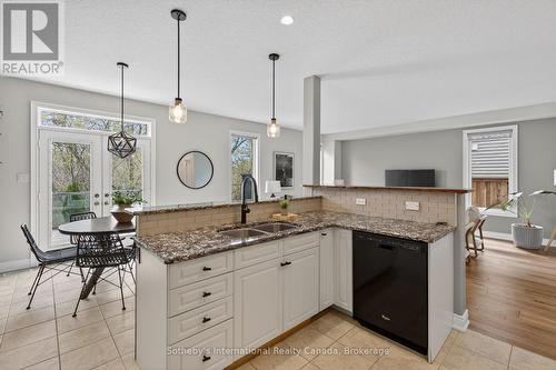 Kitchen - 19 Garbutt Crescent, Collingwood, ON - Indoor Photo Showing Kitchen With Double Sink