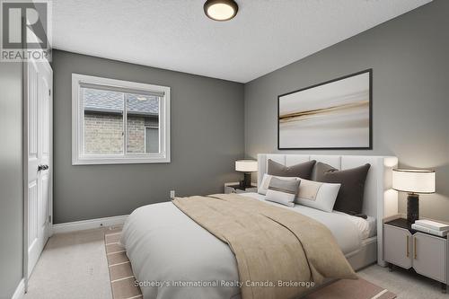 Guest Bedroom 1 (Virtually Staged) - 19 Garbutt Crescent, Collingwood, ON - Indoor Photo Showing Bedroom