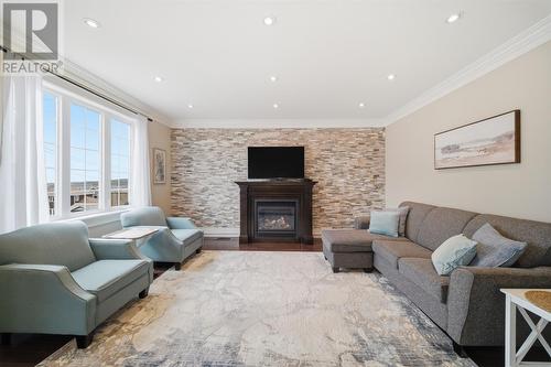 24 Pluto Street, St. John'S, NL - Indoor Photo Showing Living Room With Fireplace