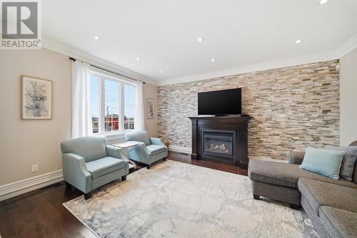 24 Pluto Street, St. John'S, NL - Indoor Photo Showing Living Room With Fireplace