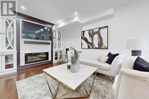 14 Piazza Crescent, Vaughan, ON - Indoor Photo Showing Living Room With Fireplace