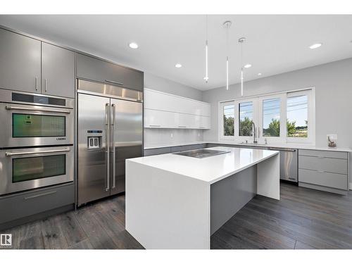 9509 99B St Nw, Edmonton, AB - Indoor Photo Showing Kitchen With Upgraded Kitchen