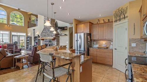 7666 Lichen Road, Anglemont, BC - Indoor Photo Showing Kitchen With Stainless Steel Kitchen