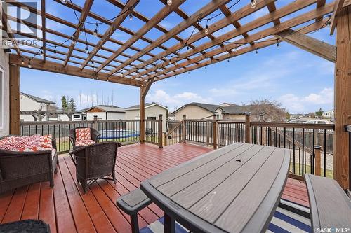 402 Crystal Bay, Warman, SK - Outdoor With Deck Patio Veranda With Exterior
