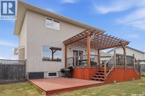 402 Crystal Bay, Warman, SK - Outdoor With Deck Patio Veranda With Exterior