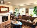 3220 Centennial Drive Unit# 201, Vernon, BC  - Indoor Photo Showing Living Room With Fireplace 