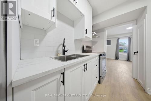 129 Durham Street, Port Colborne, ON - Indoor Photo Showing Kitchen With Double Sink With Upgraded Kitchen