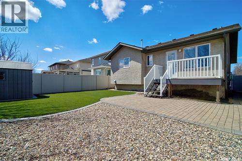 3023 Cranbourn Crescent, Regina, SK - Outdoor With Deck Patio Veranda