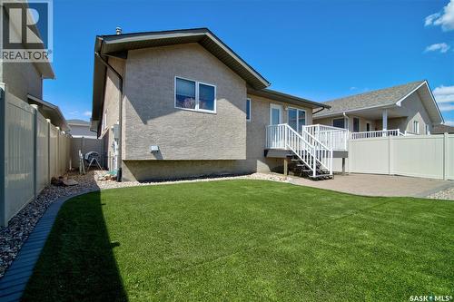 3023 Cranbourn Crescent, Regina, SK - Outdoor With Deck Patio Veranda With Exterior