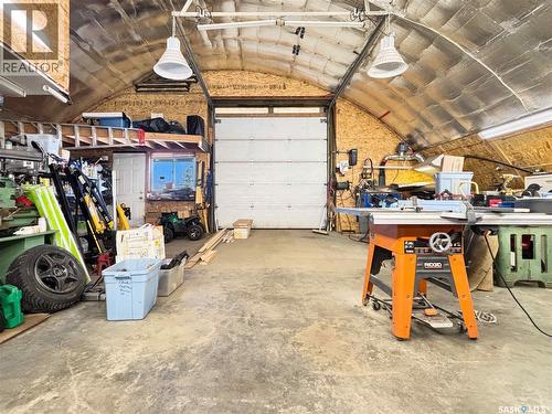 Strunk Acreage, Dundurn Rm No. 314, SK - Indoor Photo Showing Garage