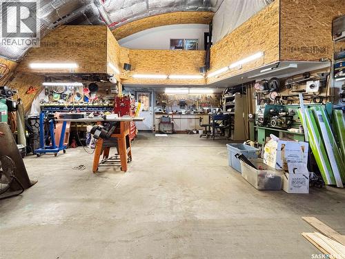 Strunk Acreage, Dundurn Rm No. 314, SK - Indoor Photo Showing Garage
