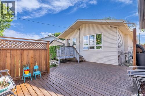 1534 9Th Avenue N, Saskatoon, SK - Outdoor With Deck Patio Veranda With Exterior