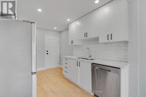 76 Stapleton Avenue, Hamilton, ON - Indoor Photo Showing Kitchen With Double Sink