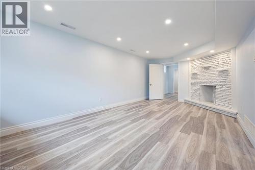 176 Woodville Place, Waterloo, ON - Indoor Photo Showing Other Room With Fireplace