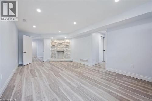 176 Woodville Place, Waterloo, ON - Indoor Photo Showing Other Room With Fireplace