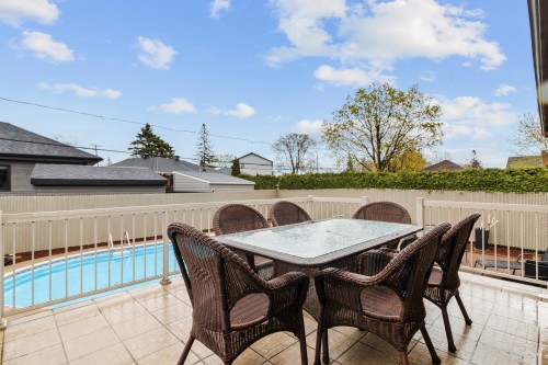 Terrasse - 46 Rue De Varsovie, Laval (Vimont), QC - Outdoor With In Ground Pool With Deck Patio Veranda