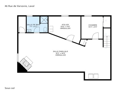 Plan (croquis) - 46 Rue De Varsovie, Laval (Vimont), QC - Other