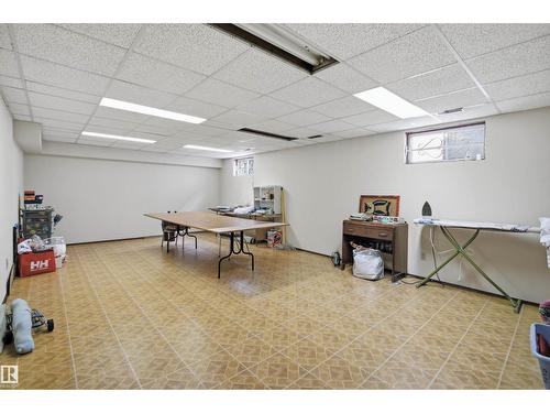 13222 116 St Nw, Edmonton, AB - Indoor Photo Showing Basement