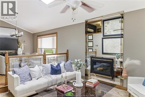 362 Pentilly, Tecumseh, ON - Indoor Photo Showing Living Room With Fireplace