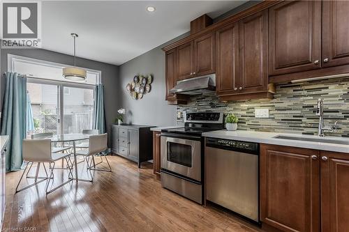 2165 Itabashi Way Unit# 31, Burlington, ON - Indoor Photo Showing Kitchen With Stainless Steel Kitchen