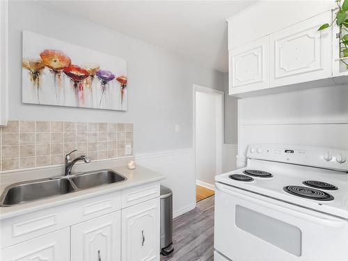 1087 Nairn Avenue, Winnipeg, MB - Indoor Photo Showing Kitchen With Double Sink