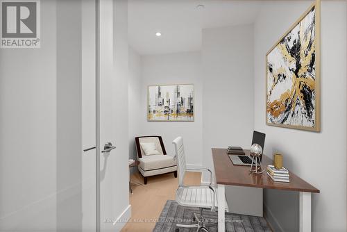Den/Office (virtually staged) - 606 - 1414 Bayview Avenue, Toronto, ON - Indoor Photo Showing Office