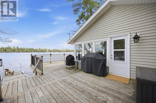 69 O2 Otter Lake Road, Rideau Lakes, ON - Outdoor With Body Of Water With Deck Patio Veranda With Exterior