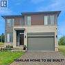 Contemporary home with a garage, a front yard, and driveway - 435 Klein Circle, Ancaster, ON  - Outdoor 