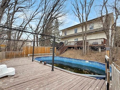 106 Braeview Place, Brandon, MB - Outdoor With Above Ground Pool