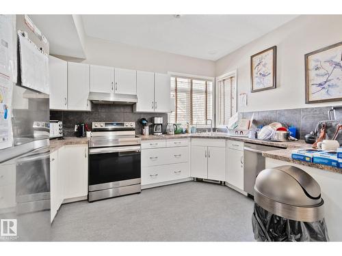 9512 154 St Nw, Edmonton, AB - Indoor Photo Showing Kitchen With Double Sink