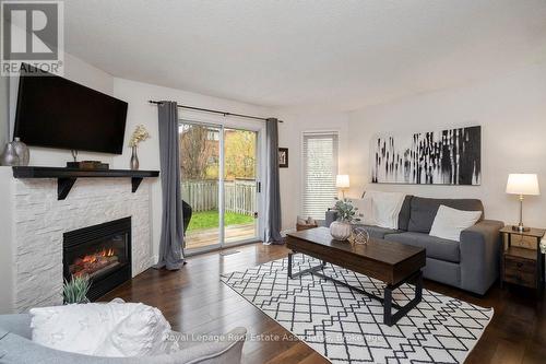 7321 Sandhurst Drive, Mississauga, ON - Indoor Photo Showing Living Room With Fireplace