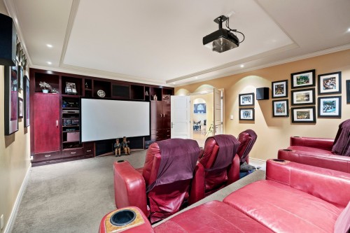 Cinéma maison - 20110 Ch. Lakeshore, Baie-D'Urfé, QC - Indoor